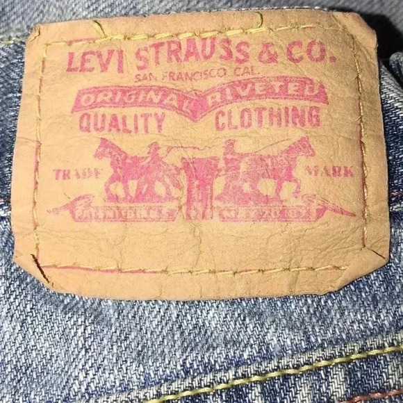 Levi’s Denim Raw Hem Skirt Size 13 - Picture 5 of 6